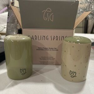 Green Salt & Pepper Shaker Set